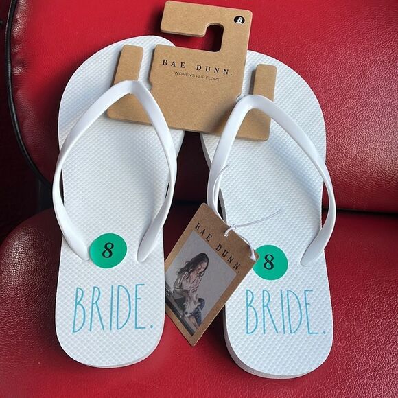 Rae Dunn Shoes - NWT Rae Dunn flip flops